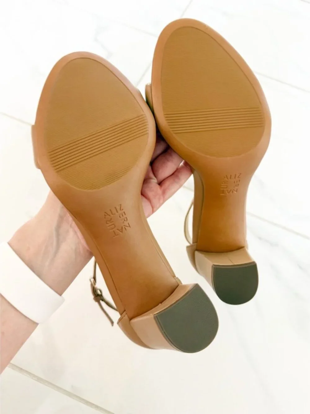 Naturalizer Vera Leather Ankle Strap Dress Sandals in Frappe 7M NWOT - Picture 11 of 12